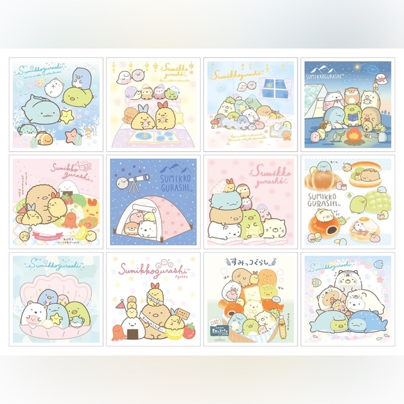 Sumikkogurashi Sticker Seal Collection Vol 4 Blind Bag / Pack Ensky Kawaii Japan - Picture 2 of 11
